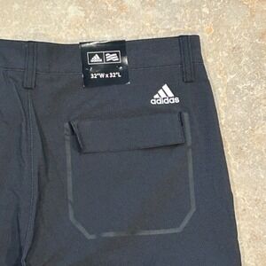 Adidas Ultimate365 Tapered Golf Pant Men 32x32 Black Flat Front Athletic Stretch
